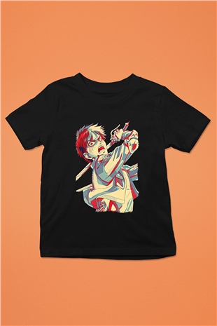 Eren Jaeger Baskılı Unisex Siyah Çocuk Tişört - Tshirt