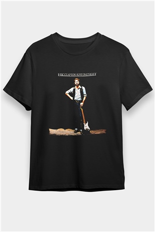 Eric Clapton Baskılı Unisex Siyah Tişört