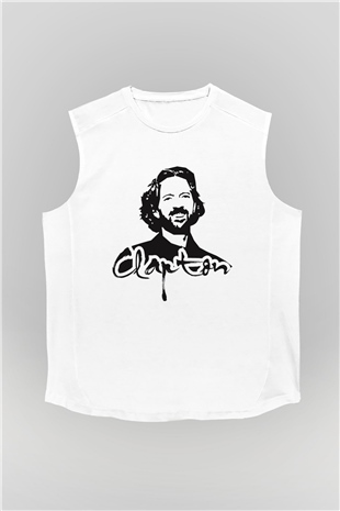 Eric Clapton Beyaz Unisex Kolsuz Tişört