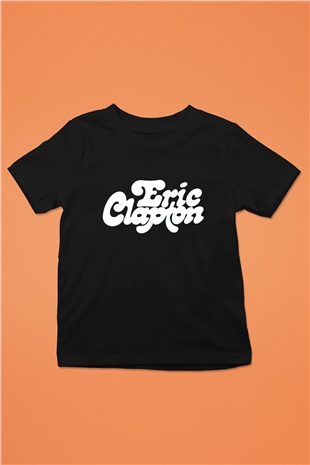 Eric Clapton Siyah Unisex Çocuk Tişört