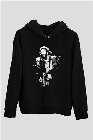 Eric Clapton Siyah Unisex Hoodie