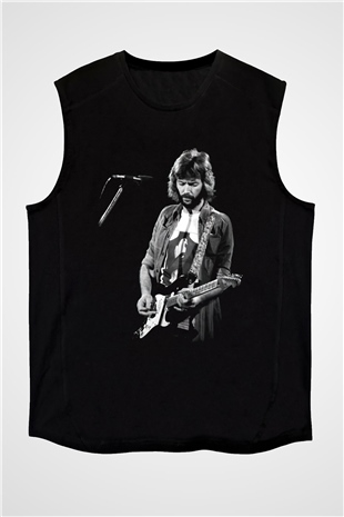 Eric Clapton Siyah Unisex Kolsuz Tişört