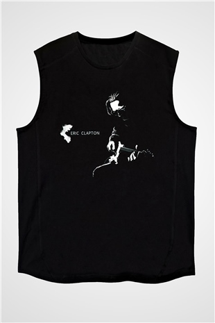 Eric Clapton Siyah Unisex Kolsuz Tişört