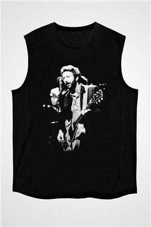 Eric Clapton Siyah Unisex Kolsuz Tişört