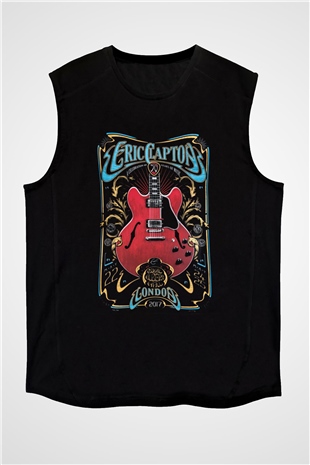 Eric Clapton Siyah Unisex Kolsuz Tişört