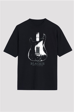 Eric Clapton Siyah Unisex Oversize Tişört T-Shirt