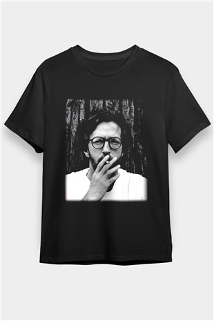 Eric Clapton Siyah Unisex Tişört T-Shirt - TişörtFabrikası