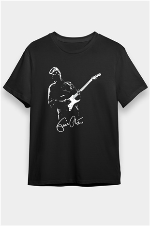Eric Clapton Siyah Unisex Tişört T-Shirt - TişörtFabrikası