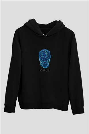 Eric Prydz Baskılı Unisex Siyah Hoodie