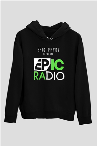 Eric Prydz Siyah Unisex Hoodie