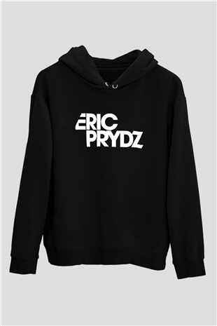 Eric Prydz Siyah Unisex Kapüşonlu Sweatshirt