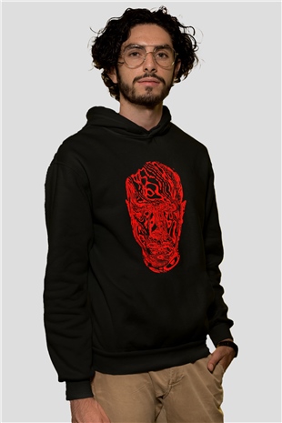 Eric Prydz Siyah Unisex Kapüşonlu Sweatshirt