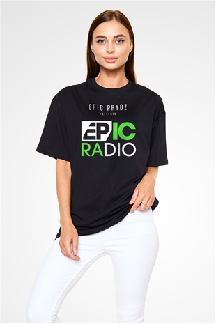 Eric Prydz Siyah Unisex Oversize Tişört T-Shirt