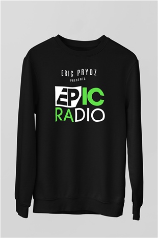 Eric Prydz Siyah Unisex Sweatshirt