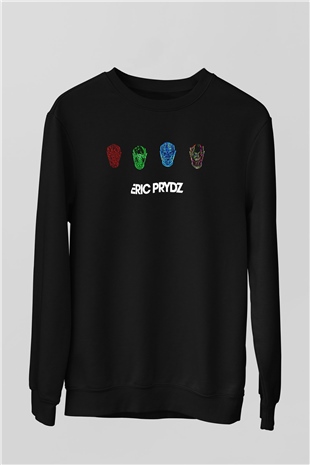 Eric Prydz Siyah Unisex Sweatshirt