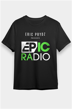 Eric Prydz Siyah Unisex Tişört T-Shirt - TişörtFabrikası