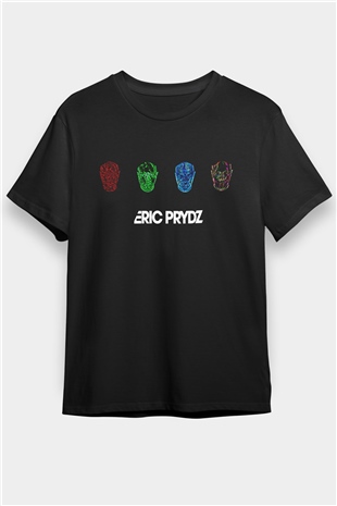 Eric Prydz Siyah Unisex Tişört T-Shirt - TişörtFabrikası
