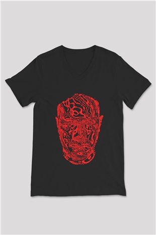 Eric Prydz Siyah Unisex V Yaka Tişört
