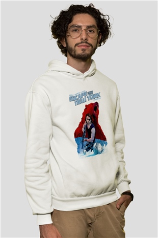Escape from New York Beyaz Unisex Hoodie