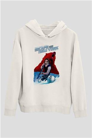Escape from New York Beyaz Unisex Hoodie