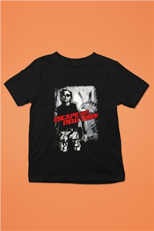 Escape from New York Siyah Unisex  Çocuk Tişört