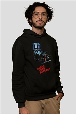 Escape from New York Siyah Unisex Hoodie