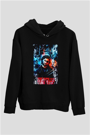 Escape from New York Siyah Unisex Hoodie