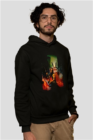 Escape from New York Siyah Unisex Hoodie