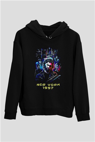Escape from New York Siyah Unisex Hoodie