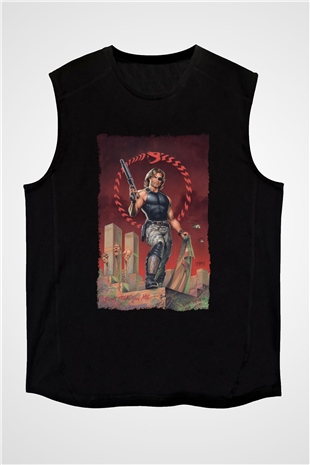 Escape from New York Siyah Unisex  Kolsuz Tişört