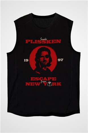 Escape from New York Siyah Unisex  Kolsuz Tişört