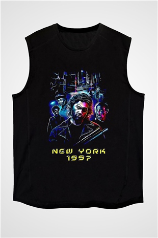 Escape from New York Siyah Unisex  Kolsuz Tişört