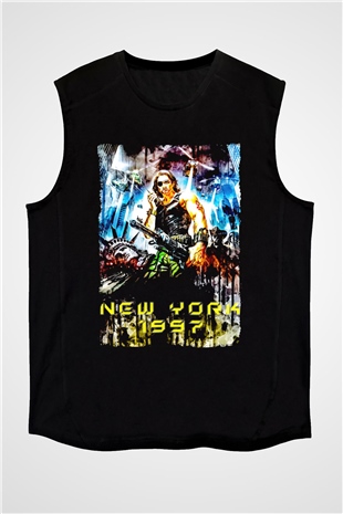 Escape from New York Siyah Unisex  Kolsuz Tişört