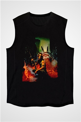 Escape from New York Siyah Unisex  Kolsuz Tişört