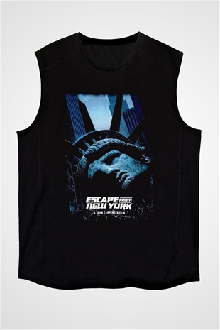 Escape from New York Siyah Unisex  Kolsuz Tişört