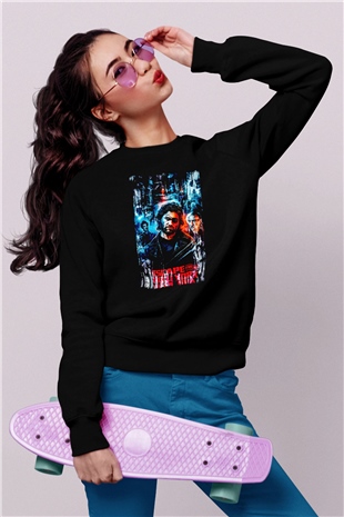 Escape from New York Siyah Unisex  Sweatshirt