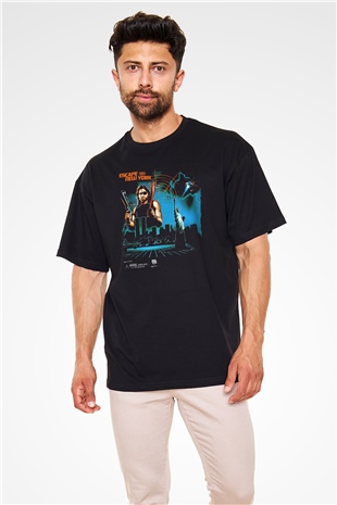 Escape from New York Siyah Oversize Tişört