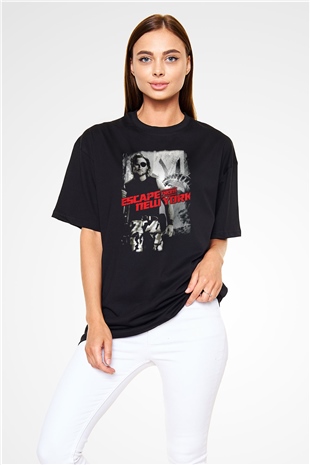 Escape from New York Siyah Oversize Tişört