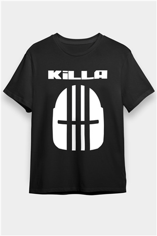 Escape From Tarkov Baskılı Unisex Siyah Tişört - Tshirt