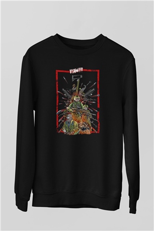 Escape From Tarkov Baskılı Unisex Siyah Sweatshirt