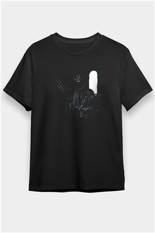 Escape From Tarkov Baskılı Unisex Siyah Tişört - Tshirt