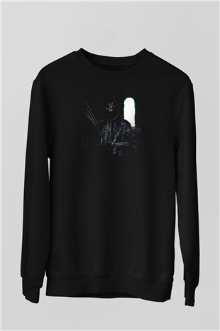 Escape From Tarkov Baskılı Unisex Siyah Sweatshirt