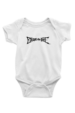 Escape the fate Baskılı Beyaz Unisex Bebek Body - Zıbın