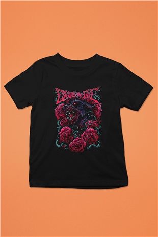 Escape the fate Baskılı Unisex Siyah Çocuk Tişört - Tshirt