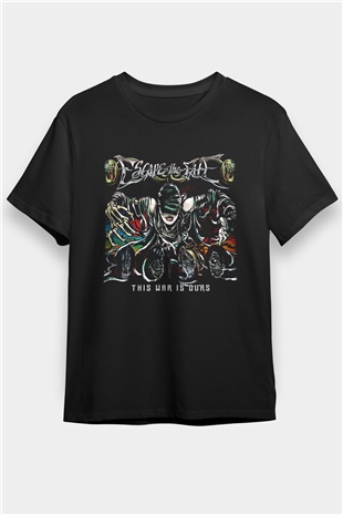 Escape the fate Baskılı Unisex Siyah Tişört - Tshirt