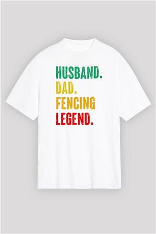 Eskrim Baskılı Unisex Beyaz Oversize Tişört - Tshirt