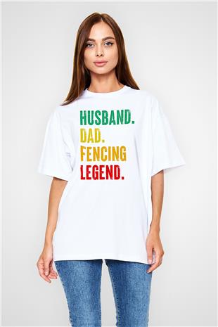 Eskrim Baskılı Unisex Beyaz Oversize Tişört - Tshirt