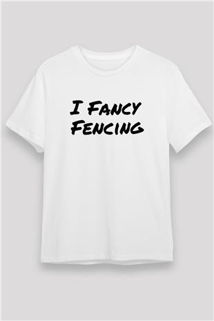 Eskrim Baskılı Unisex Beyaz Tişört - Tshirt