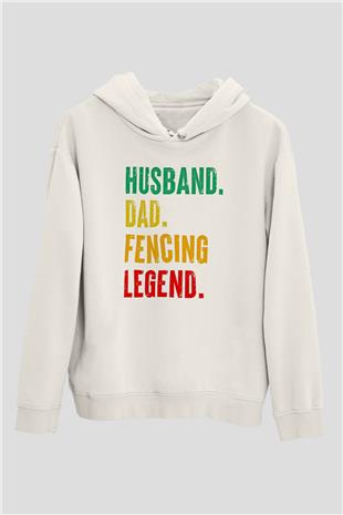 Eskrim Baskılı Unisex Ekru Hoodie