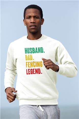 Eskrim Baskılı Unisex Ekru Sweatshirt
